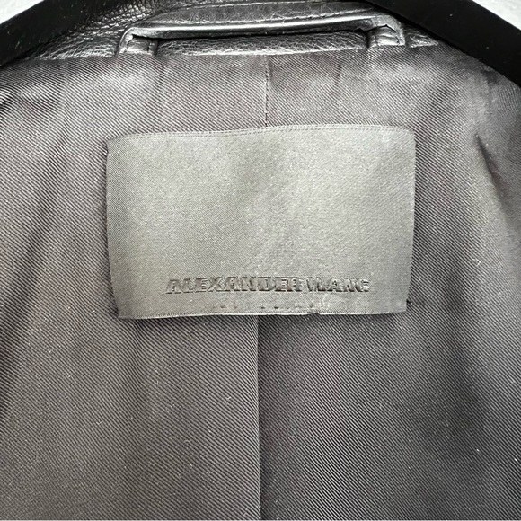 Leather Moto Biker Jacket - Picture 9 of 14